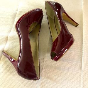 Deep red heels! Gorgeous!